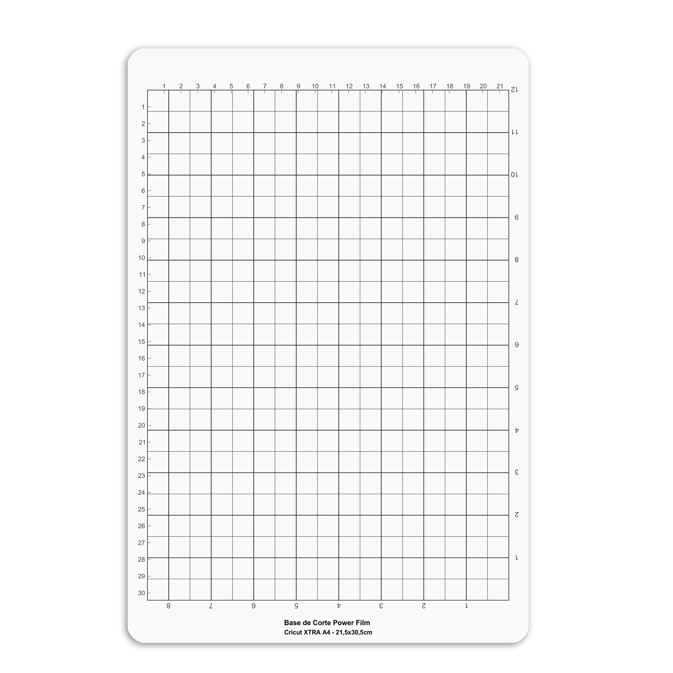 10 Bases De Corte Power Film Com cola para CRICUT JOY XTRA