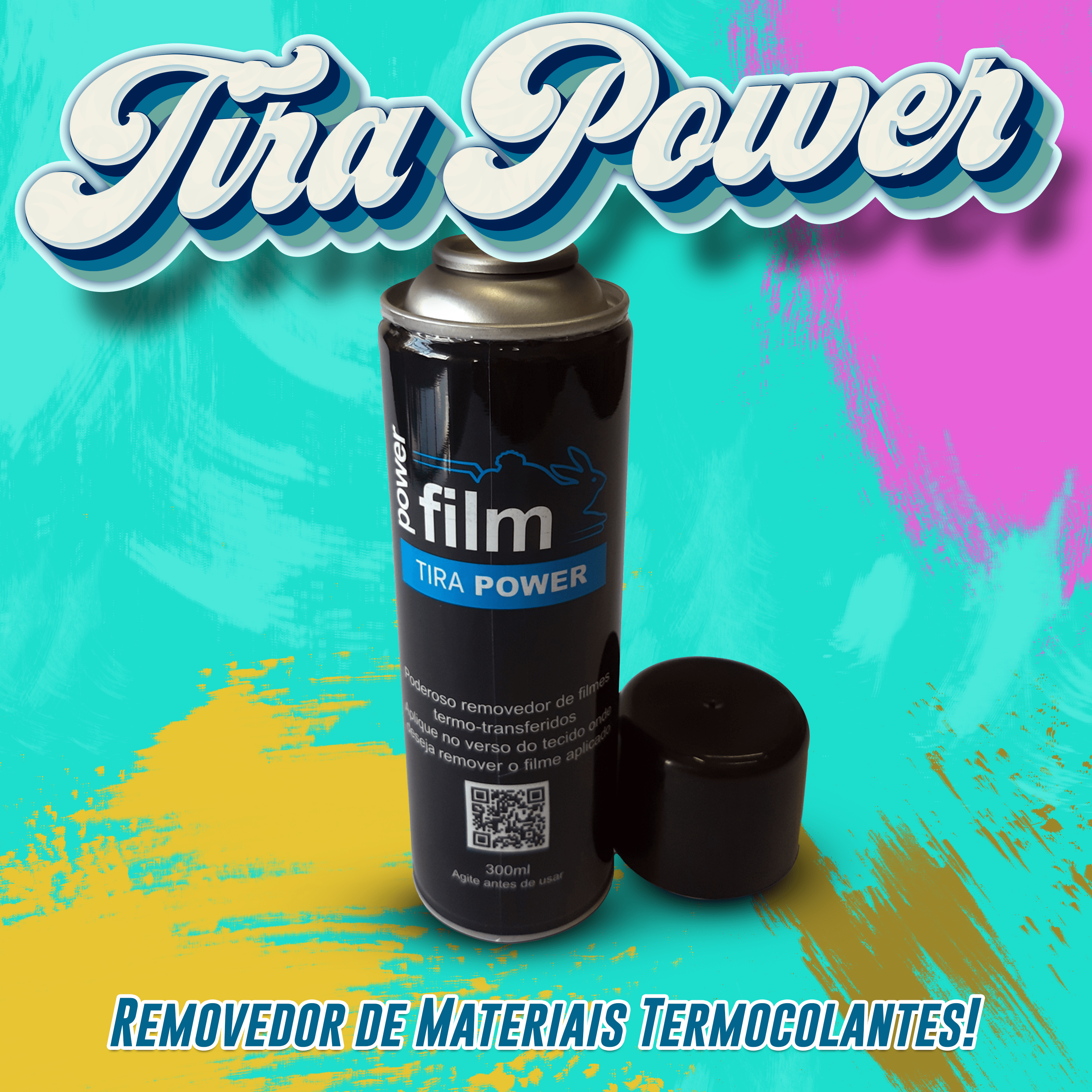 Power Film - Spray Removedor de Estampa e Transfer 300ml - Tira Power