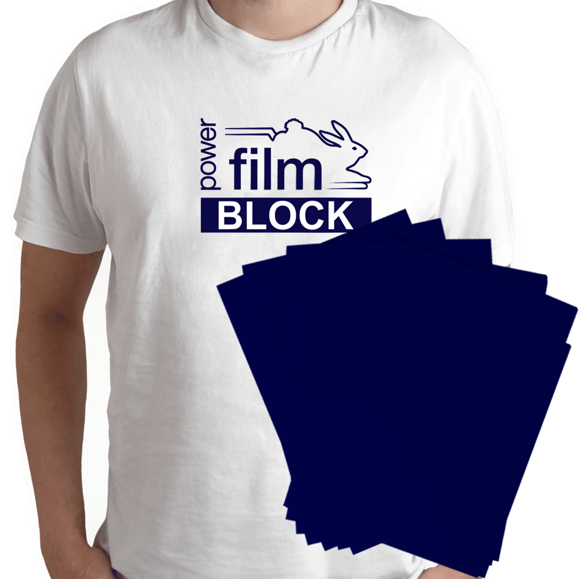 Power Film Premium Block A3 Azul Marinho - 10 Folhas 