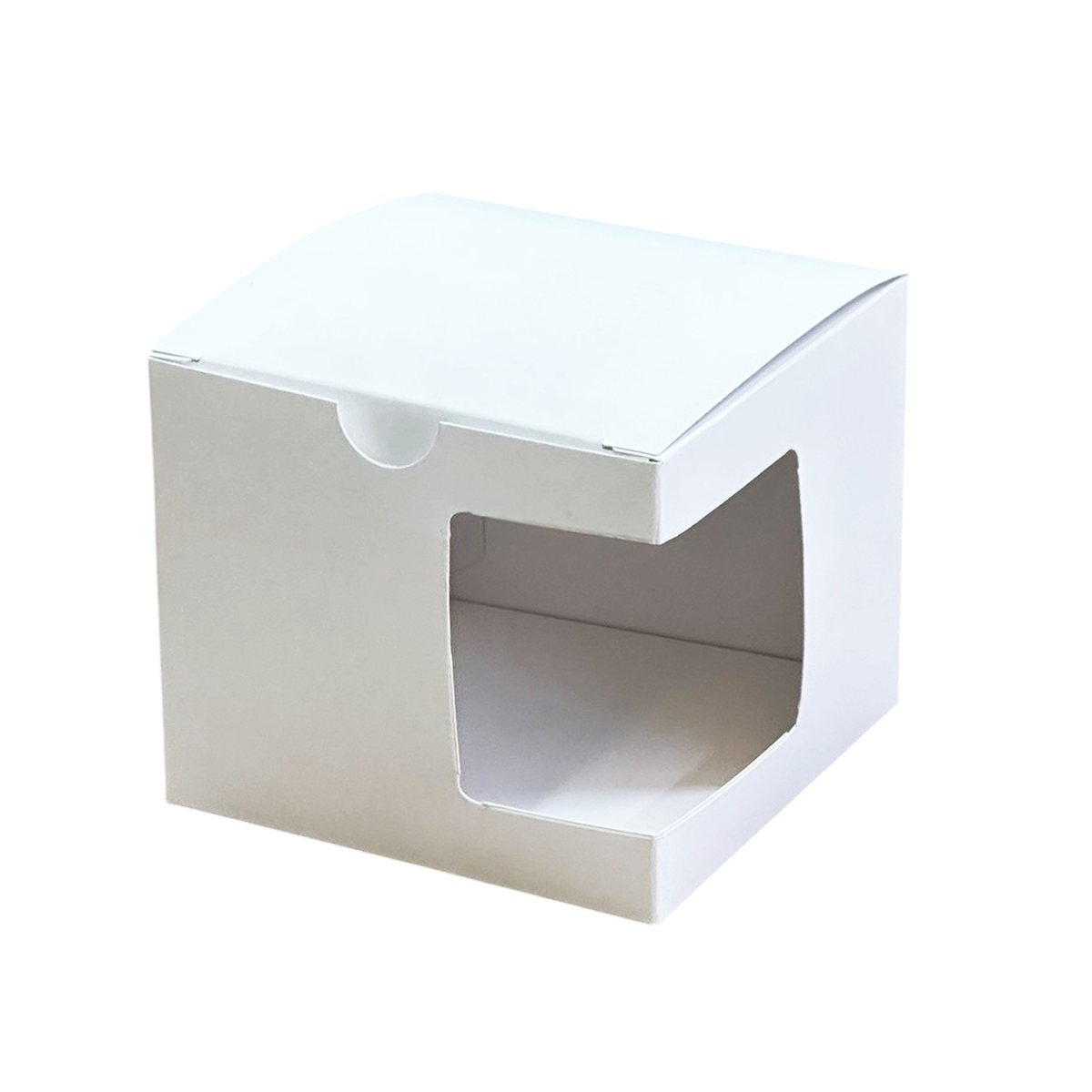 Caixa para Caneca - REF09 COM VISOR - Kit 50 ou 100un 