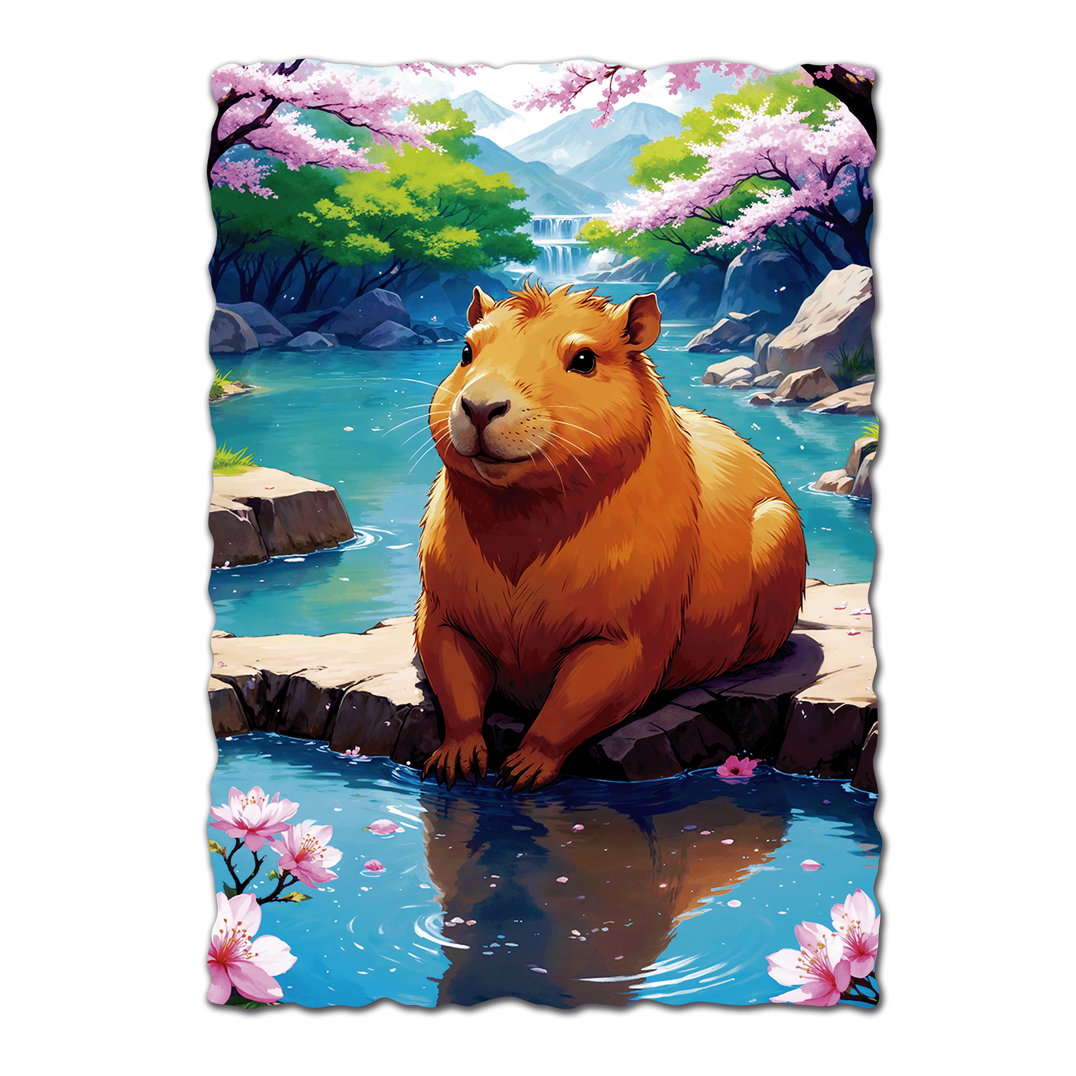 Quebra Cabeça  3D  Decorativo CAPIVARA 