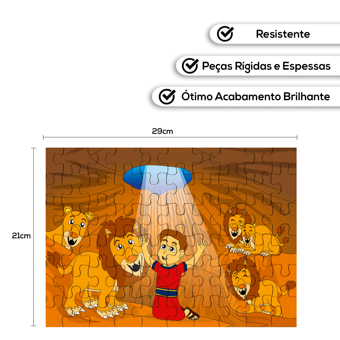 Quebra-cabeça de sublimação de 12 peças para crianças, acabamento