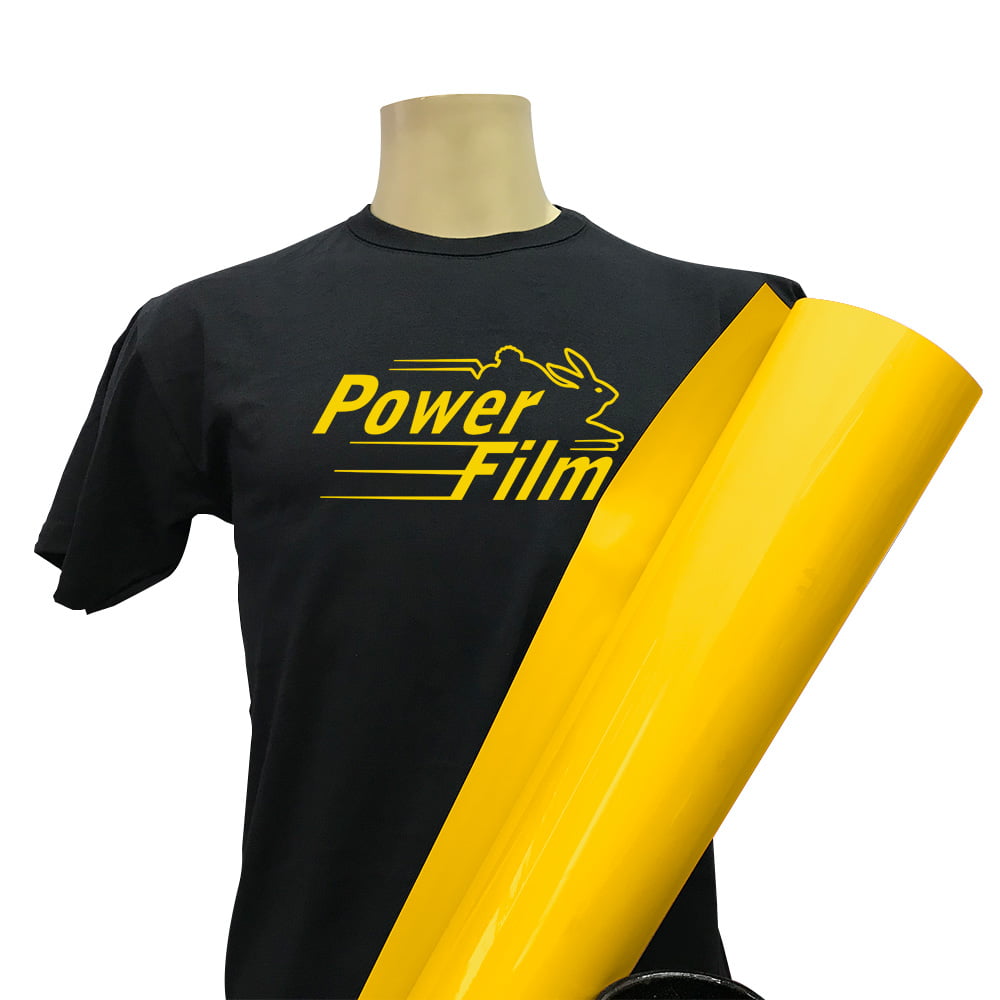 Filme de Recorte Termocolante Power Film – Seleção e Bandeira do Brasil - 2 Bobinas de 5m - Amarelo