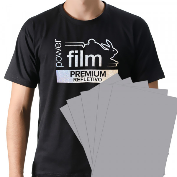 Filme de Recorte Termocolante - Power Film Premium Refletivo - 10 Folhas A3