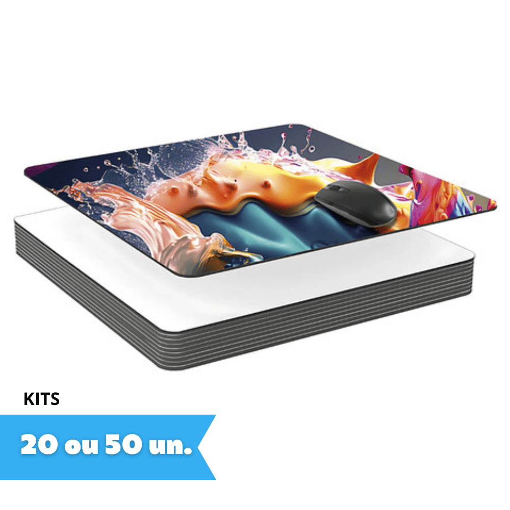 Mouse Pad Para Sublimação - Retangular 18x22cm