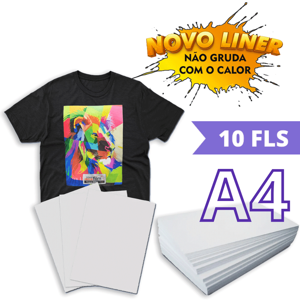 OBM Power Film TKØ Toque Zero - Folha A4 - Novo Liner Não Gruda Com o Calor 