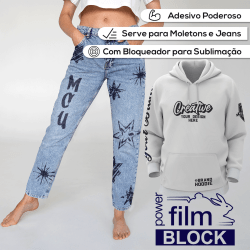 Power Film Premium Block A3 Azul Marinho - 10 Folhas 