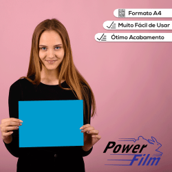 Power Film Premium A3 Azul Claro - 5 Folhas