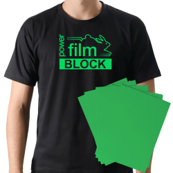Power Film Premium  Block A4 Verde - 10 Folhas