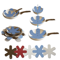 Kit de 12 Protetores Para Empilhar Guardar e Organizar Pratos e Panelas de Cerâmica e Porcelana - Perfeito Para Presentear - Bella Cucina