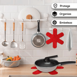 Kit Protetores Para Empilhar Guardar e Organizar Pratos e Panelas de Cerâmica e Porcelana - Bella Cucina 