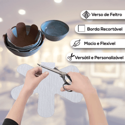 Kit Protetores Para Empilhar Guardar e Organizar Pratos e Panelas de Cerâmica e Porcelana - Bella Cucina 