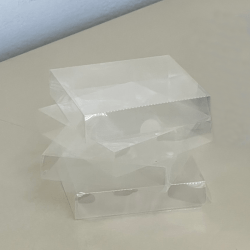 Embalagem para Slice Cake - REF07 CAIXA TRANSPARENTE - Kit 50 ou 100 un