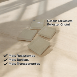 Embalagem para Slice Cake - REF07 CAIXA TRANSPARENTE - Kit 50 ou 100 un