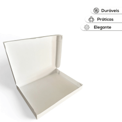 Caixa de Papel - REF31 Multiuso Branca - 30x22x3 - Kit 50 ou 100un
