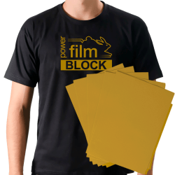 Power Film Premium Block A3 Ouro - 10 Folhas