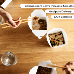 Caixa Para Comida Chinesa REF05 - Grande - 100un