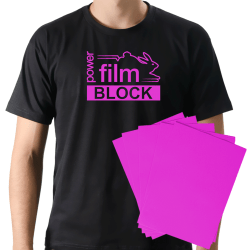 Power Film Premium  Block A4 Rosa - 10 Folhas