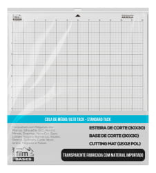 5 Esteiras De Corte 30x30 Com Cola Para Silhouette Cameo 1, 2, 3, 4 e 5.