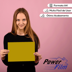 Power Film Premium A3 Ouro - 5 Folhas