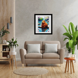 Quebra Cabeça  3D  Decorativo CAPIVARA 