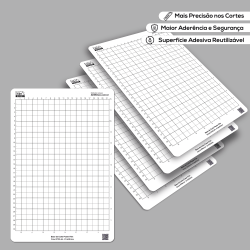 10 Bases De Corte Power Film Com cola para CRICUT JOY XTRA