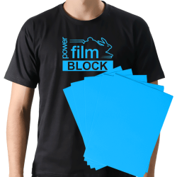 Power Film Premium  Block A3 Azul Claro - 10 Folhas