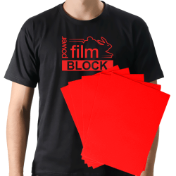 Power Film Premium Block A3 Vermelho - 10 Folhas