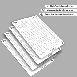 10 Bases De Corte Power Film Com cola para CRICUT JOY XTRA