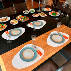 Jogo Americano Gota Sisal Marfim 50un Bar Restaurantes 