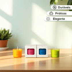 Caixa de Papel - REF12 COM VISOR Multiuso Branca 8x8x8cm - Kit com 50 ou 100un