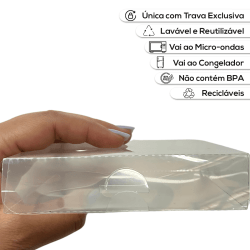 Embalagem para Slice Cake - REF07 CAIXA TRANSPARENTE - Kit 50 ou 100 un 