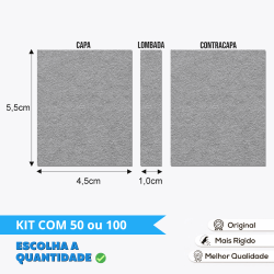 Papel Paraná /Papelão Holler Cinza 1.9mm - KITS PARA POST IT 