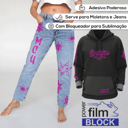 Power Film Premium  Block A4 Rosa - 10 Folhas 