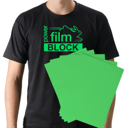 Power Film Premium Block A3 Verde - 10 Folhas