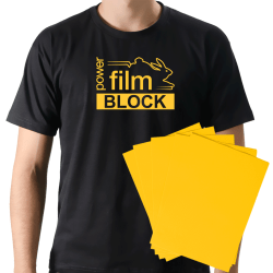 Power Film Premium Block A4 Amarelo - 10 Folhas