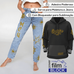 Power Film Premium Block A3 Ouro - 10 Folhas 