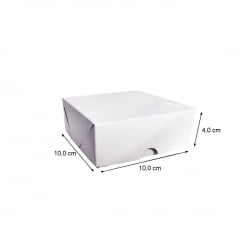 Caixa Para Presente Branca- Ref29 - 10X10X4
