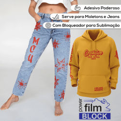 Power Film Premium  Block A4 Vermelho - 10 Folhas 