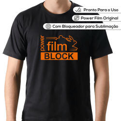 Power Film Premium  Block A4 Laranja - 10 Folhas 