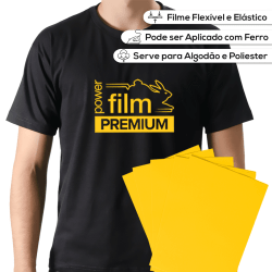 Power Film Premium A3 Amarelo - 5 Folhas