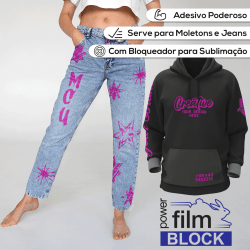Power Film Premium  Block A3 Rosa - 10 Folhas 