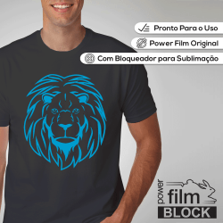 Power Film Premium  Block A4 Azul Claro - 10 Folhas 