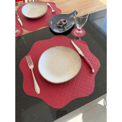 Jogo Americano Magnólia + Porta Copos BRINDE - Escolha a cor - Kit 50 ou 100un