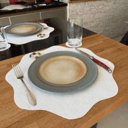 Jogo Americano Magnólia + Porta Copos BRINDE - Escolha a cor - Kit 50 ou 100un