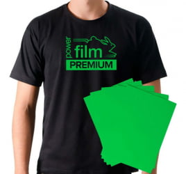 Filme de Recorte Termocolante - Power Film Premium – Verde Oficial Seleção Copa Catar - 10 Folhas A4