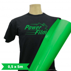 Filme de Recorte Termocolante - Power Film Premium – Verde Oficial Seleção Copa Catar - Bobina 0,5 x 5m