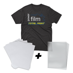 Filme de Impressão e Recorte Para Termo transferência A3 10 FOLHAS + Máscara de Transferência 10 FLS - Power Film Total Print
