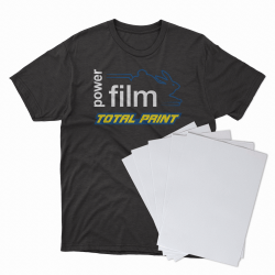 Filme de Impressão e Recorte Para Termo transferência A3 100 FOLHAS + Máscara de Transferência 100 FLS - Power Film Total Print