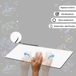 Mouse Pad Para Sublimação - Gamer 70x30cm 